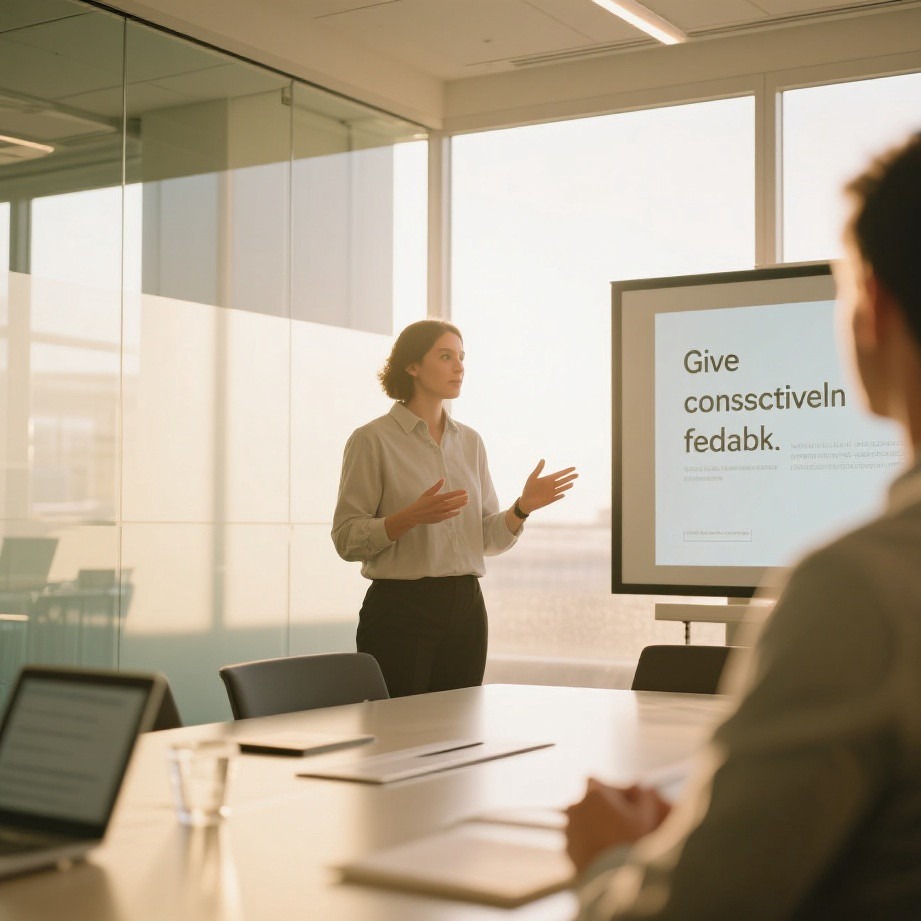 How to Give Constructive Feedback That Drives Real Improvement
